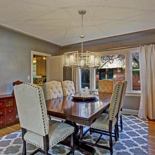 Marco 5 Light 25 inch White Gold Chandelier Ceiling Light